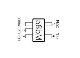 TP4058 600MA线性锂离子电池充电IC