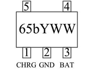 南京拓微TP4065 3MA-600MA线性锂离子电池充电器