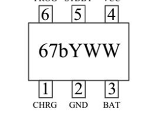 南京拓微TP4067 3MA-600MA充电管理IC